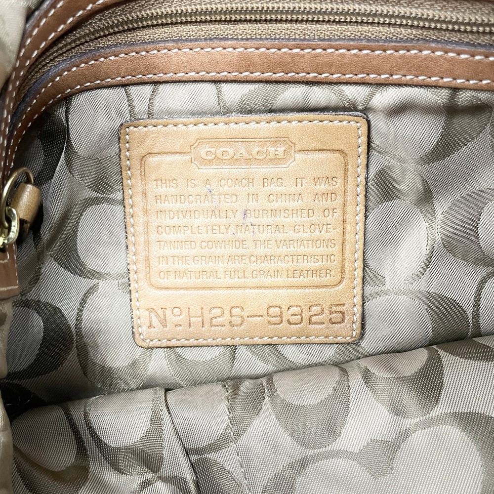 Coach Womens Legacy Leather Shoulder Bag Y2K Quiet Luxury Old Money H2S-9325 - Picture 8 of 14